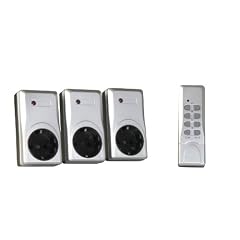 uniTEC 48111 Funkfernschalterset 3+1 Micro silber