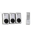 uniTEC 48111 Funkfernschalterset 3+1 Micro silber