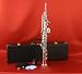Swing Street - Mark V - Silver / Nickel Soprano Saxophone with Deluxe Leather Case. THREE YEAR WARRANTY