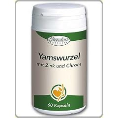 Yamswurzel Extrakt Kapseln mit Zink und Chrom, 60 Kapseln
