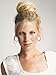 CAISHA 100% HUMAN HAIR Bun Updos Hair Piece Hepburn Scrunchie Blonde Mix H311a