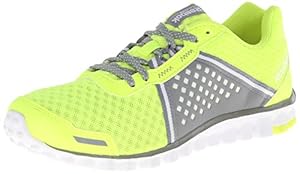 Reebok Men's Realflex Scream 4.0 Running Shoe,Neon Yellow/Flat Grey/White,11 M US