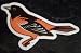 Baltimore Orioles Oriole Bird Logo MLB Car Magnet