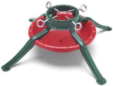 Jack Post 95-4464 Christmas Tree Stand, Red & Green Steel,23 In., 7 Ft.Ttree - Quantity 1