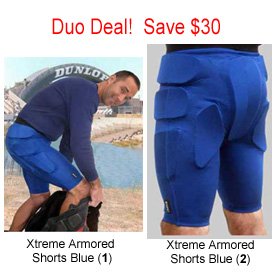 Duo Deal. Bohn Xtreme Armored Shorts Blue (1) Xtreme Armored Shorts Blue (2)