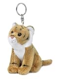 Wwf - 15205018 - Peluche - Porte Clé Tigre Marron - 10 cm