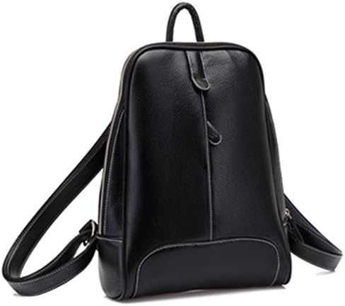 MG Store Women's Leather Backpack Handbags Ladies Casual Style Daypacks Girls Vintage Fashion School Travel Bag ,Black