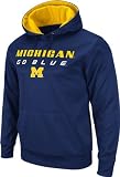 Michigan Wolverines Navy Bootleg Hooded Sweatshirt