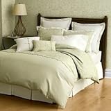 Charisma Green Marquette Paisley Queen Duvet Cover