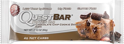 Quest nutrition protein bar, chocolate chip cookie doug…