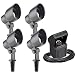 Tools & Hardware : Malibu CL90004T Low Voltage 20-Watt Metal Floodlight, 50 Feet 14/2 Cable with 121-Watt Power Pack, Black, 4-Pack