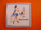 'Uptown Girls' Set of 3 Ceramic Magnets