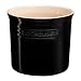 Le Creuset Stoneware Large 2-3/4-Quart Utensil Crock, Black Onyx
