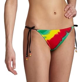 Buy Roxy Junior's Be Hippie Brazillian String Bikini Bottom by Roxy