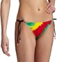 Roxy Junior's "Be Hippie" Brazillian String Bikini Bottom,Rasta,Medium