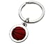 Key Chain Ring Mini Basketball Polished Engravable Tag