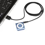Scosche SF3USBK syncABLE for iPod Shuffle 3G/4G