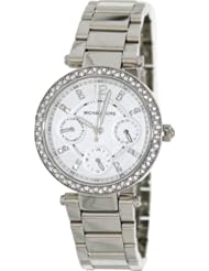 Michael Kors Womens MK5615 Parker Silver Watch