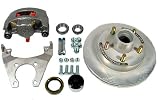 Silver Cadmium/Stainless Steel Disc Brake Kit for 3,500 lb Axles (1 side)