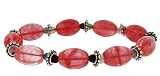 Melon Style Bracelet - Cherry Quartz