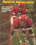 Len Dawson (Kansas City Chiefs) Autographed/Hand Signed Sports Illustrated Magazine