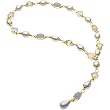 18K Yellow Gold Paspaley South Sea Cultured Pearl, Moonstone, Aquamarine and Rose Quartz Necklace