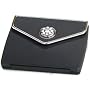 Danielle Midnight Matte Rectangular Envelope Compact Mirror with Swarovski