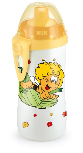NUK 10255159 Biene Maja Flexi Cup 300 ml Soft-Trinkhalm-Becher mit Silikon -Trinkhalm, aus Preisvergleich