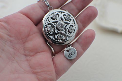 Aromatherapy Necklace - Essential Oil Diffuser Locket - Essential Oil Diffuser Necklace