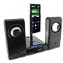 i-nique mp3 Vibe-Dock Home portable speaker system for iriver H10 E10 U10 Clix / CLIX2 / U20 / X20 / B20 / E100 / Spin - Black