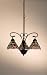 Meyda Tiffany 16102 3-Light Chandelier, Stained
