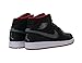 Nike Air Jordan 1 Mid Black White Mens Trainers - 554724-004