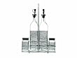 Present Time HM0400 Newspaper Set de Huile et Vinaigre Verre 500 Ml