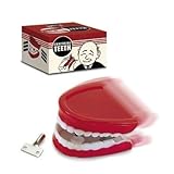 Wind-up Chattering Teeth Novelty April Fools Classic Gag Toy