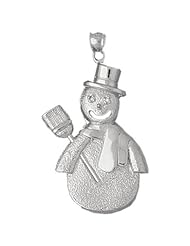 Clevereves 14K White Gold Charm Christmas 8.2 - Gram(s)