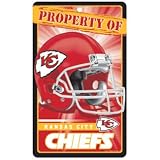 Kansas City Chiefs Property Of Sign