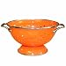Calypso Basics, 18500, 1 Quart Enamel On Steel Colander, Orange