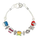 Colorful Handbag Theme Charm Fashion Bracelet