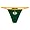 Green Bay Packers Women's Fall Flirt Thong - Small