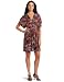 Jerseys - Maggy London Women's Flutter Sleeve Matte Jersey Dress, Black/Magenta, 4