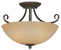 Hardware House 543769 Berkshire 14-1/2-Inch by 10-Inch Ceiling Lighting Fixture Oil Rubbed Bronze