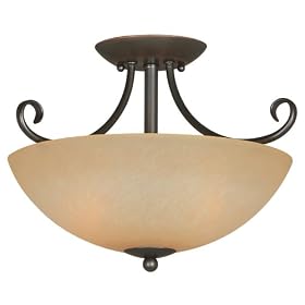 Hardware House Berkshire 14-1 2-Inch by 10-Inch Ceiling Lighting Fixture Oil Rubbed Bronze... by Hardware House