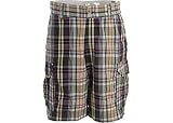 Boca Classics Multi Plaid Cargo Shorts