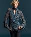 INC International Concepts? Tie-Neck Silk Blouse