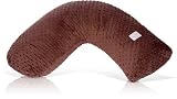 Luna Lullaby Bosom Baby Nursing Pillow Brown and Chocolate Dot Luna Lullaby Bosom Baby Nursing Pillow Brown and Chocolate Dot