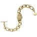 DKNY Gold-tone Chain Bracelet Grey Mother-of-Pearl Dial Women's Watch #NY4829