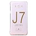 Galaxy J7 2016 Case, ATLY(TM) [Drop Protection] [Slim Fit] [Airbag] TPU Cover With Tempered Glass Screen Protector From Samsung Galaxy J7 2016 - Clear