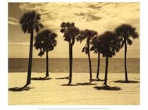 Key Biscayne II Art Poster Print by Dennis Kelly, 16x12