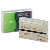 D8, 8 mm Data Cartridge, DL170M, 20GB/40GB, Sold as 1 each
