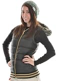 Bonfire Puffer Down Vest Black Womens